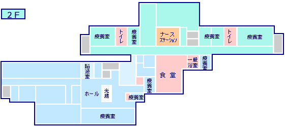 鈴木病院平面図２F