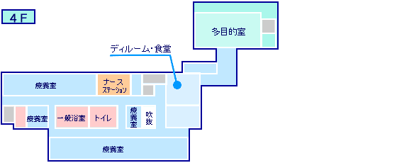 鈴木病院平面図４F